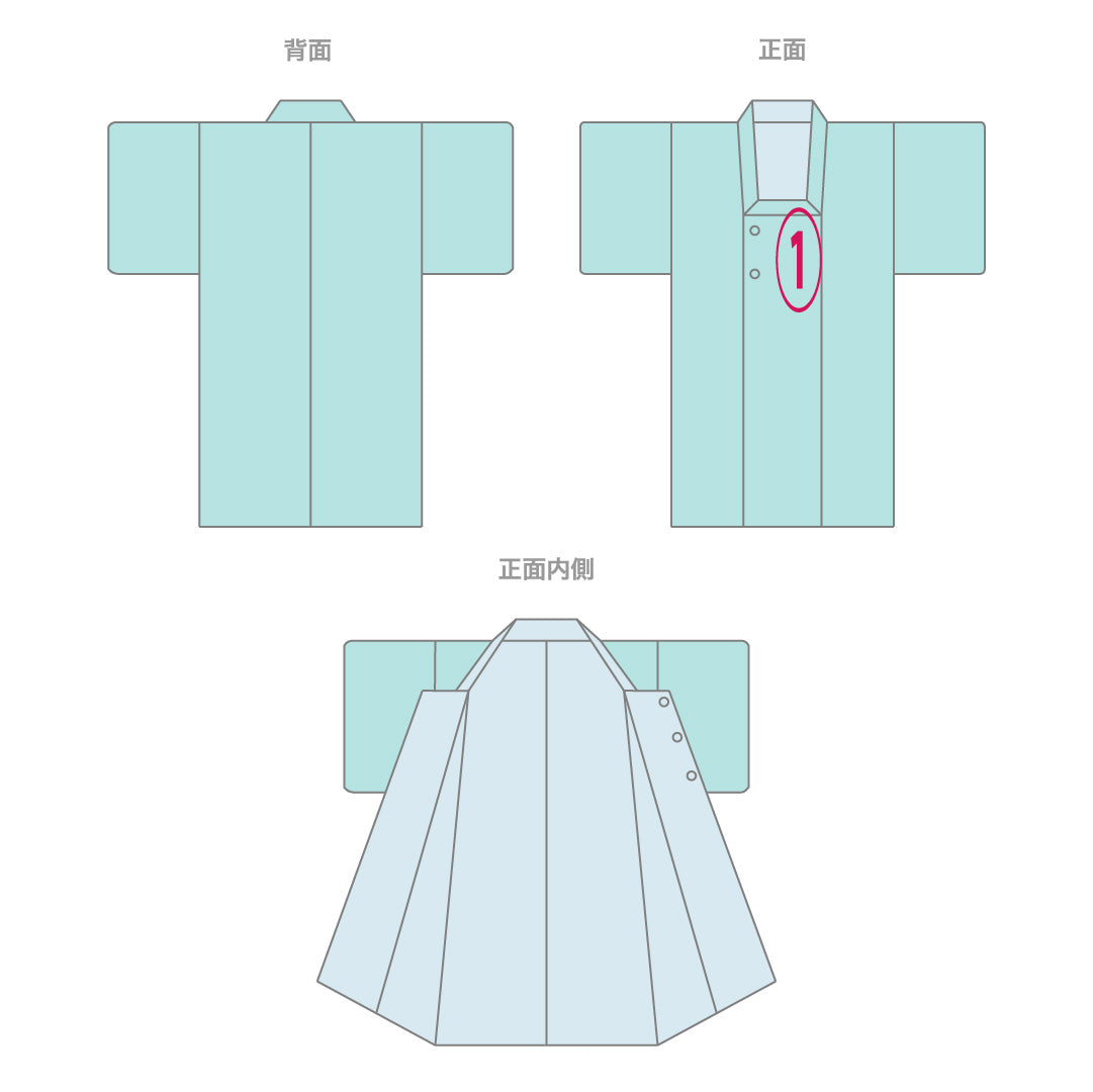 道行コート 袷 身丈125cm 裄丈63cm 正絹 Aランク セミフォーマル Sサイズ ポケットあり 幾何学柄 紫系 M4 1237-12609
