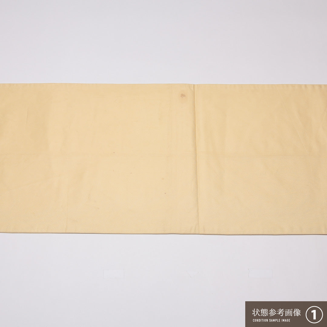 袋帯 帯丈434cm 正絹 六通 フォーマル 宝相華 花菱 落款 金系 1243-01268