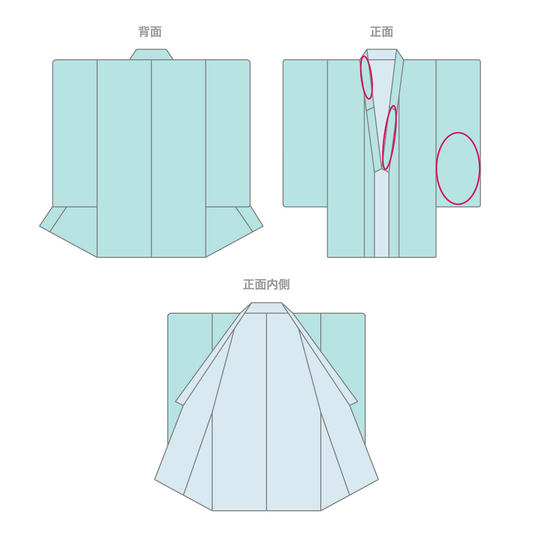 振袖 袷 身丈163cm 裄66cm 正絹 御所車 吉祥文様 梅 紫系 Aランク 1213-00057