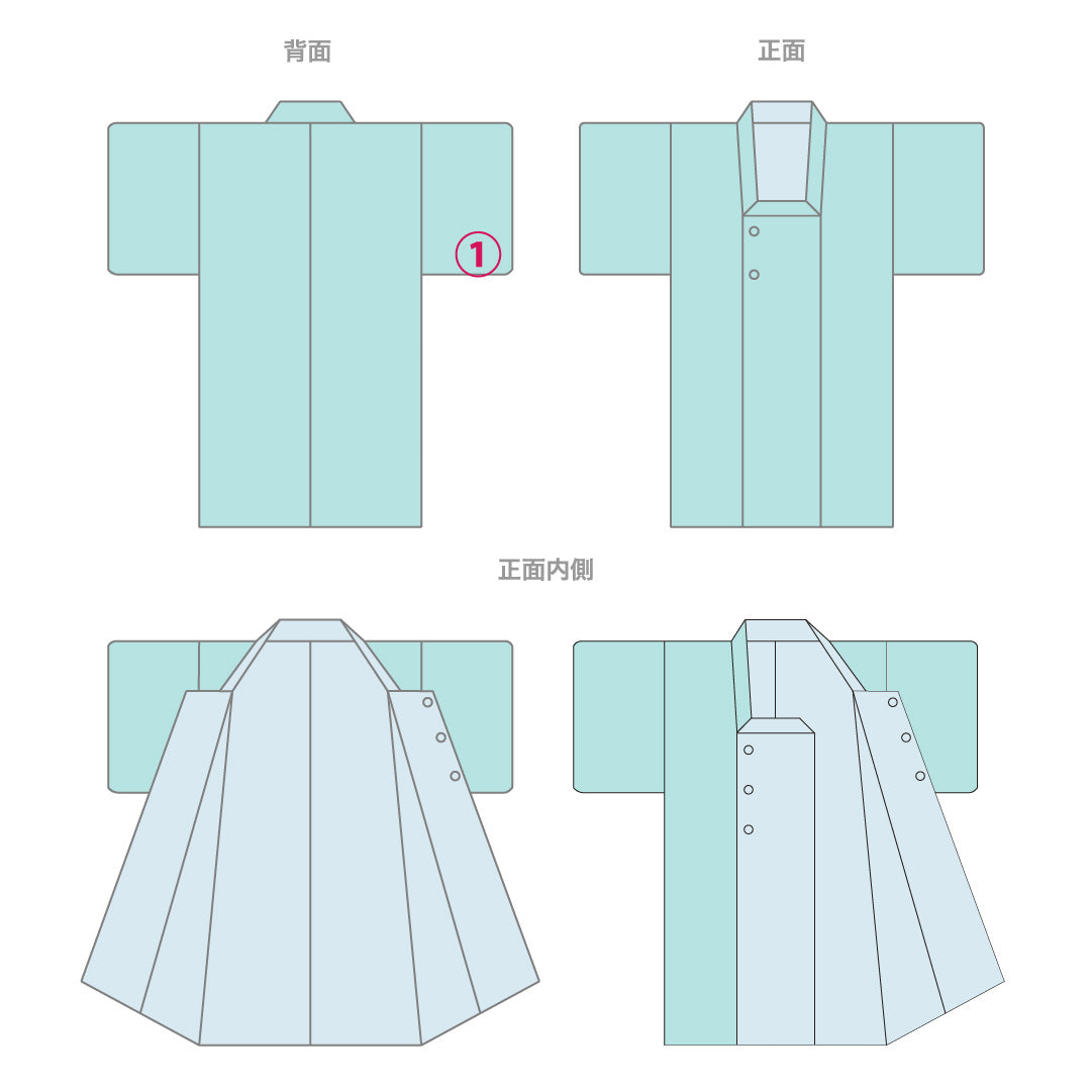 道行コート 袷 身丈87cm 裄丈63cm 正絹 Aランク 紋意匠 (市松) セミフォーマル Sサイズ ふくれ織 ポケットあり 創作柄 紫系 RP 1237-14677