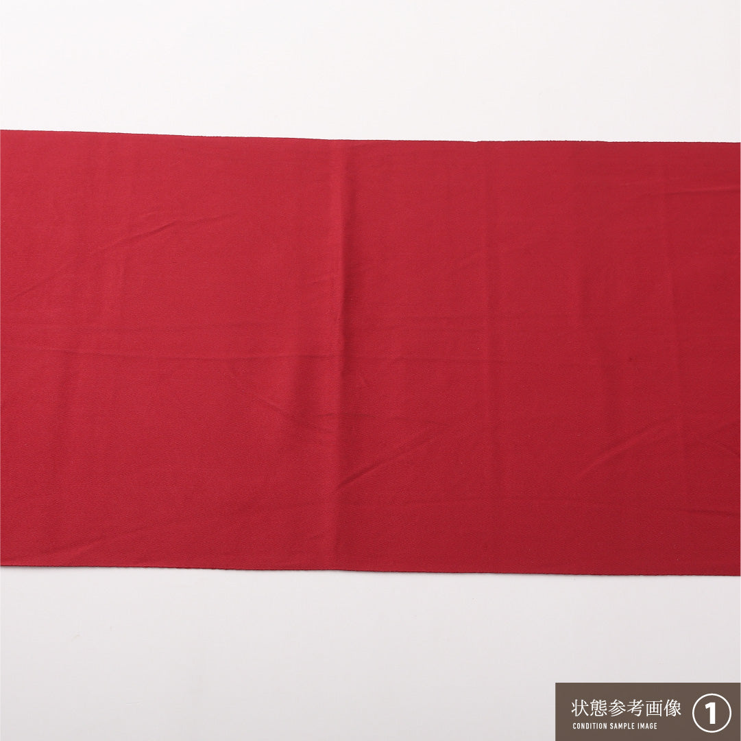 八寸名古屋帯 Aランク 帯丈344cm 正絹 ポイント柄 松葉仕立て 織り カジュアル 幾何学柄 赤系 LP 1245-02300