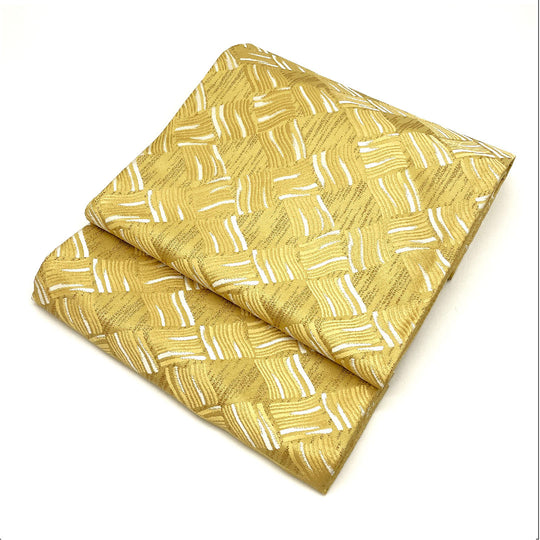 渋金 掠れ文 正絹袋帯 フォーマル セミフォーマル k331 