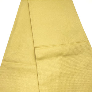 （未仕立て）袋帯 古典 幾何学模様 446cm 正絹 NEWランク 六通 セミフォーマル 黄系 1123002481323