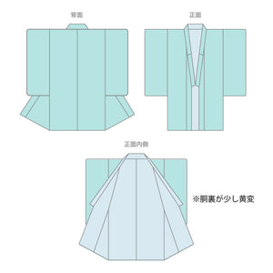 リサイクル着物】小紋 身丈150～154cm 裄丈～62cm 袷 蜂蜜色 洗える