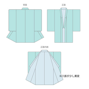 リサイクル着物】小紋 身丈155～159cm 裄丈64cm 袷 四つ菱 正絹 S