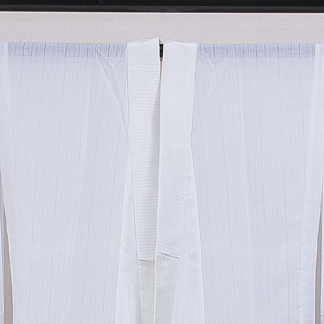夏物 洗える着物 麻の長襦袢 単衣 身丈138cm 裄丈64cm 麻 Dランク 2XLサイズ 無地 白系 LP 1239-16466