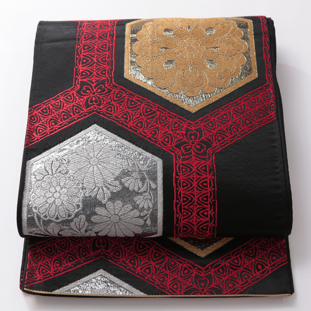 中古・リサイクル 袋帯】 帯丈408cm フォーマル 六通 Sランク