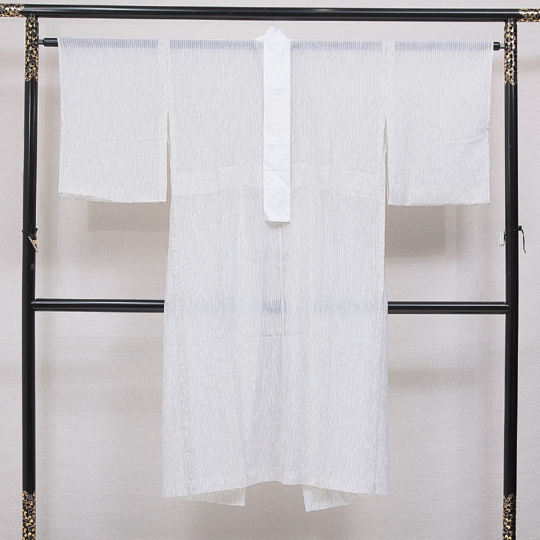 夏物 洗える着物 長襦袢 夏物 身丈132cm 裄丈63cm ポリエステル Sランク XLサイズ 抽象柄 ベージュ系 RP 1239-16677