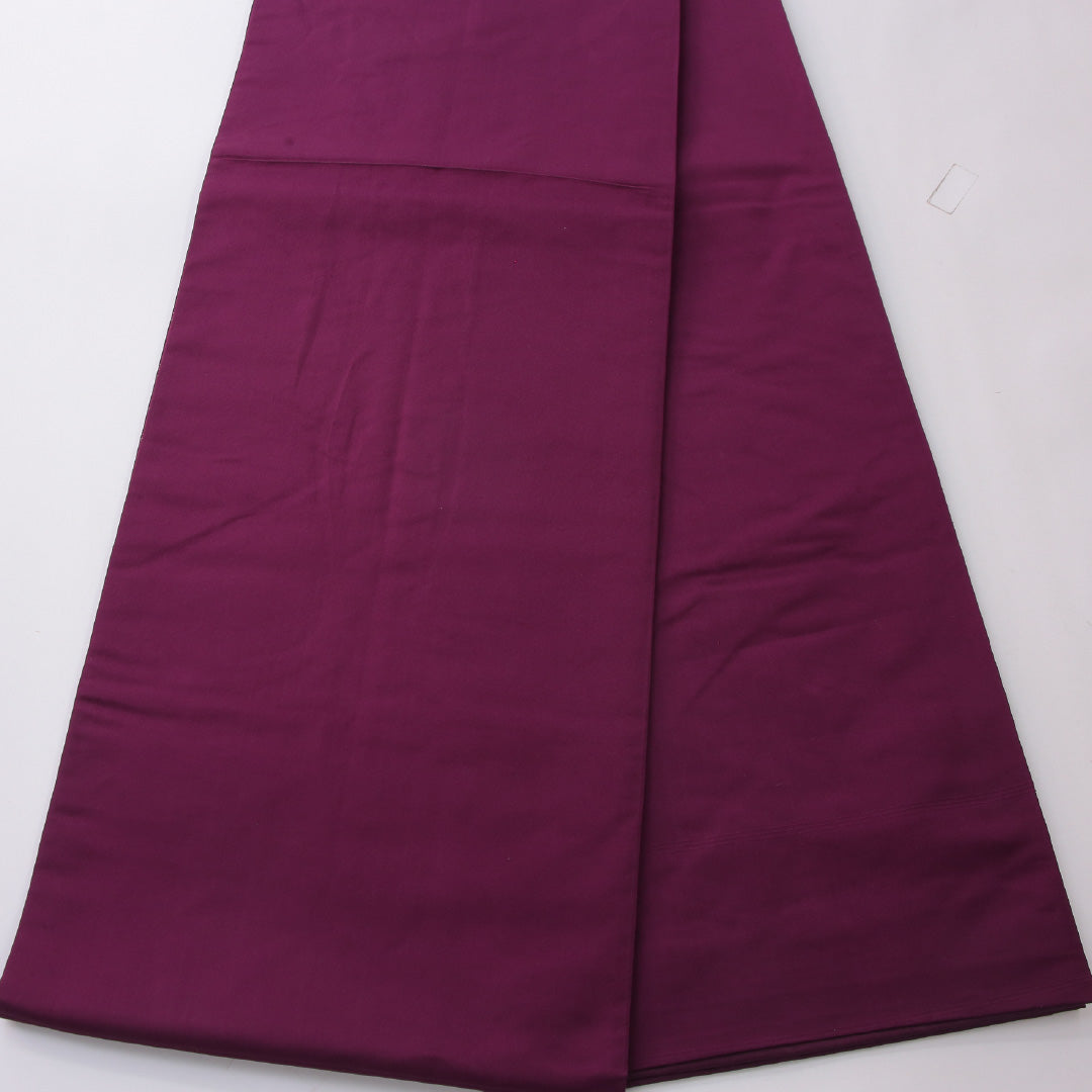 袋帯 帯丈434cm インフォーマル 六通 帯芯なし Cランク 正絹 創作柄 紫系 1223-02246