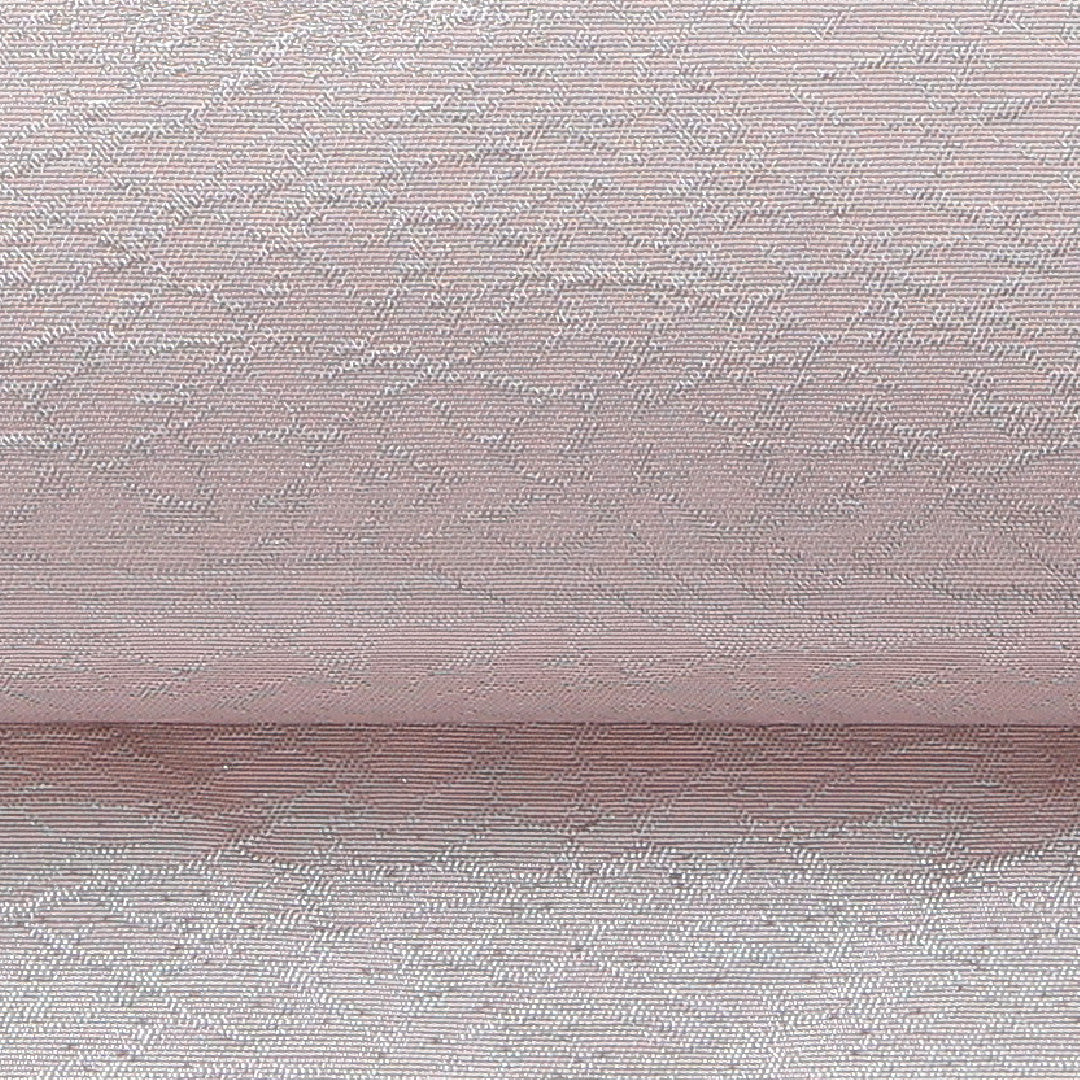 九寸名古屋帯 帯丈355cm インフォーマル 名古屋仕立て ポイント柄 Aランク 正絹 花柄 ピンク系 銀系 1224-03911