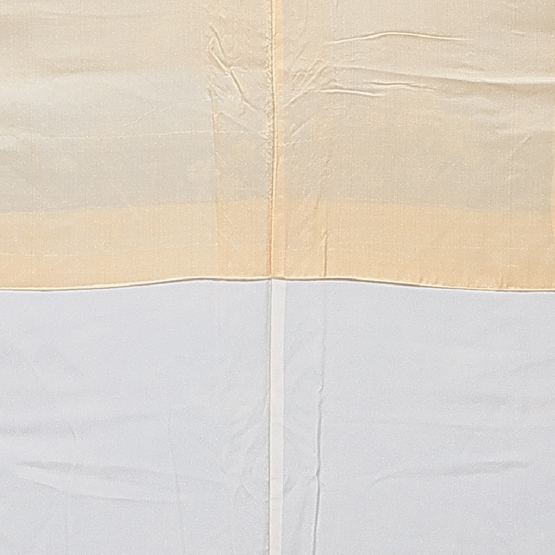 小紋 袷 身丈161cm 裄丈63cm 正絹 Aランク Lサイズ バチ衿 インフォーマル 七宝 梅 水色系 1215-15649