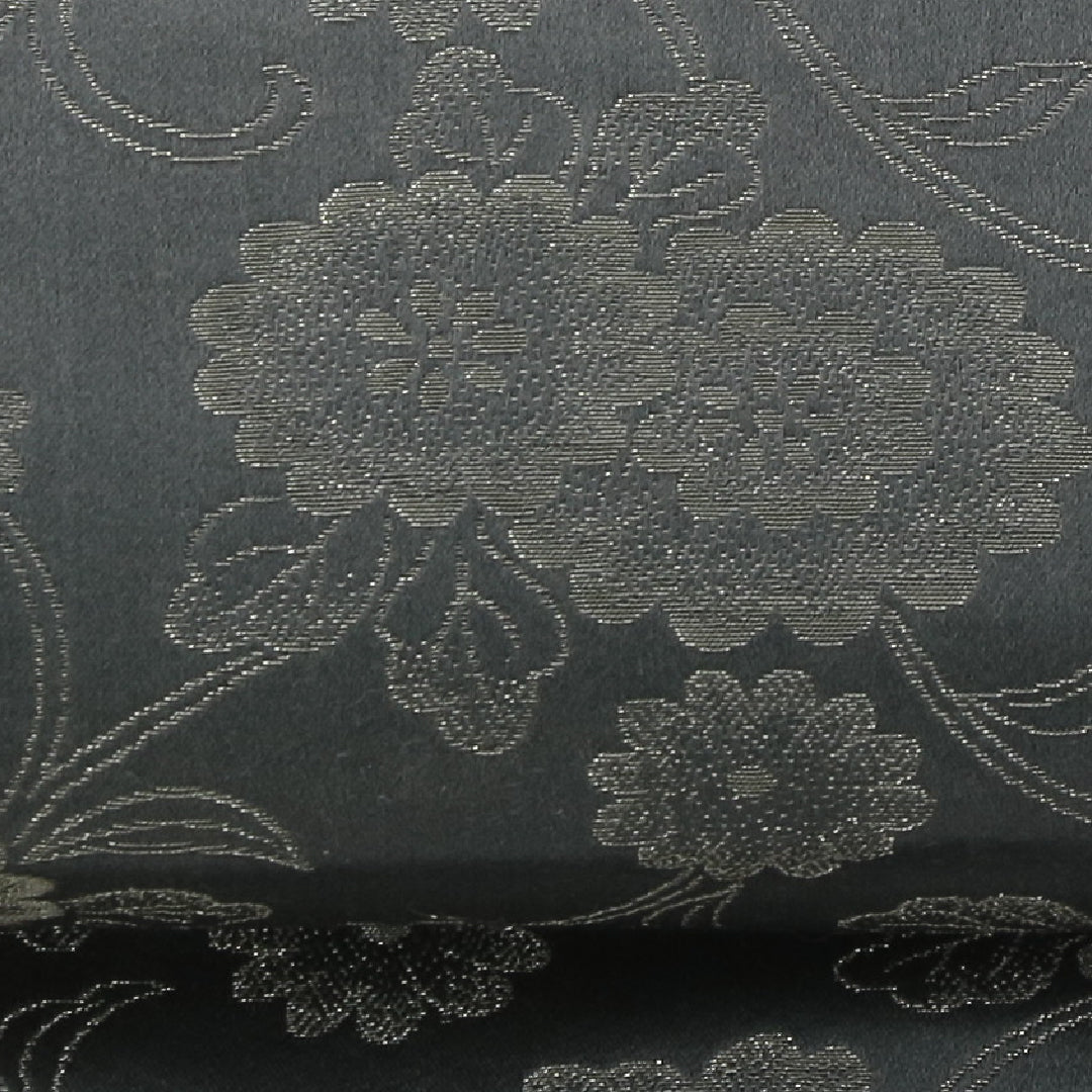 袋帯 帯丈420cm セミフォーマル 六通 帯芯なし Aランク 正絹 唐菊 緑系 1223-02248