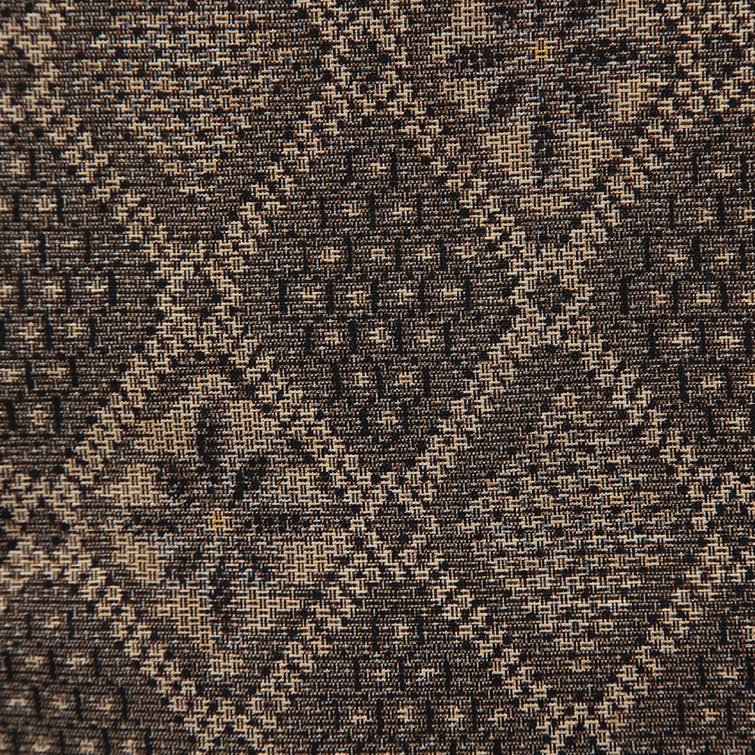 アンティーク 紬 袷 身丈146cm 裄丈60cm 正絹 紬ランク XSサイズ バチ衿 菱 グレー系 茶系 1216-14361