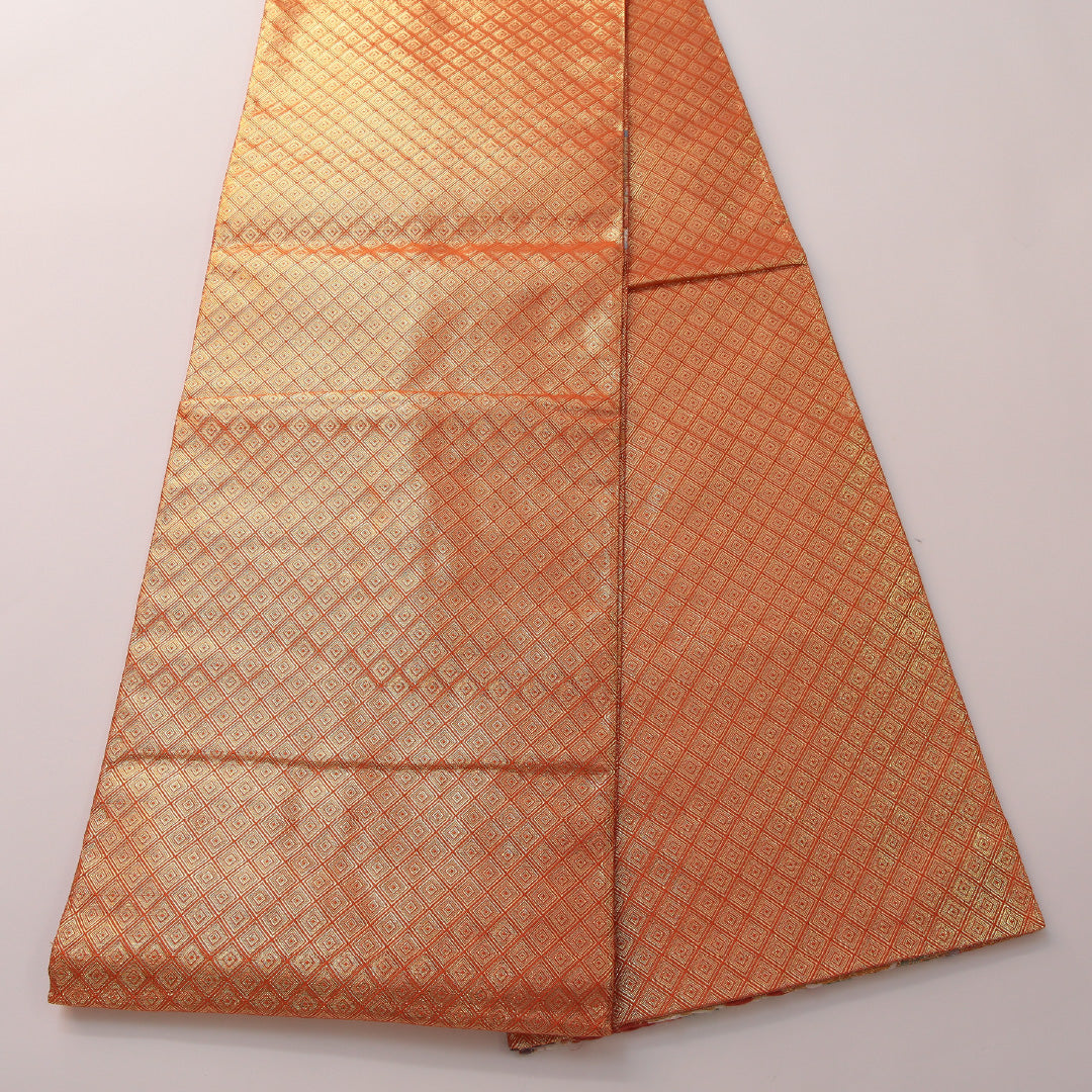 袋帯 帯丈428cm フォーマル 六通 Sランク 正絹 鳥 雪輪 金系 1223-01881