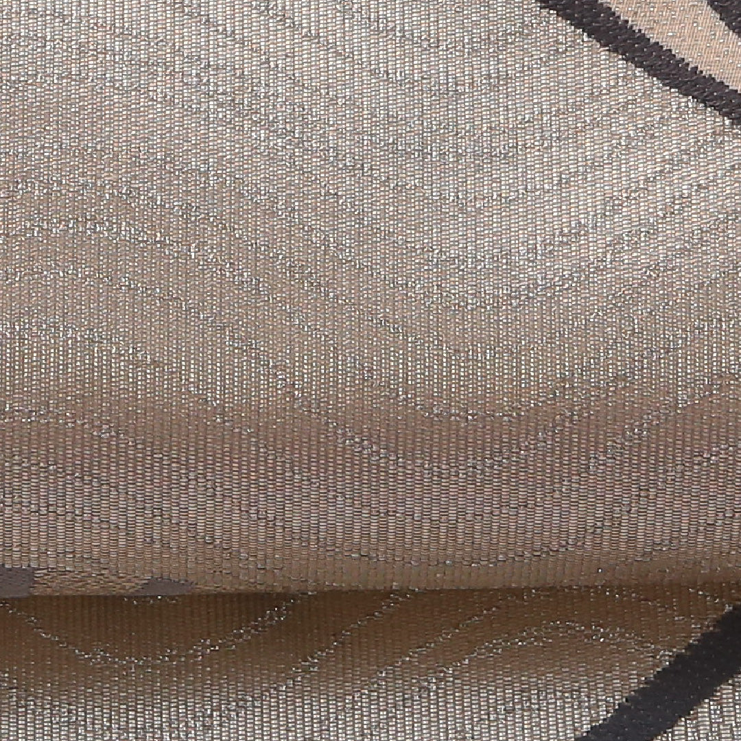 袋帯 帯丈440cm フォーマル 六通 Sランク 正絹 扇 流水 桜 銀系 クリーム系 1223-01883