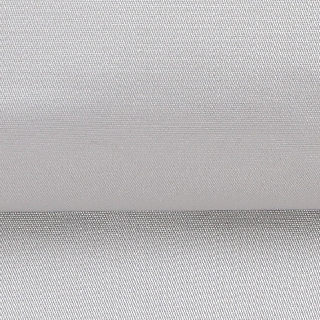 未使用品 九寸名古屋帯 Nランク 帯丈374cm 正絹 ポイント柄 名古屋仕立て 染め インフォーマル 作家物 落款 書画文様 和 グレー系 RP 1245-04141