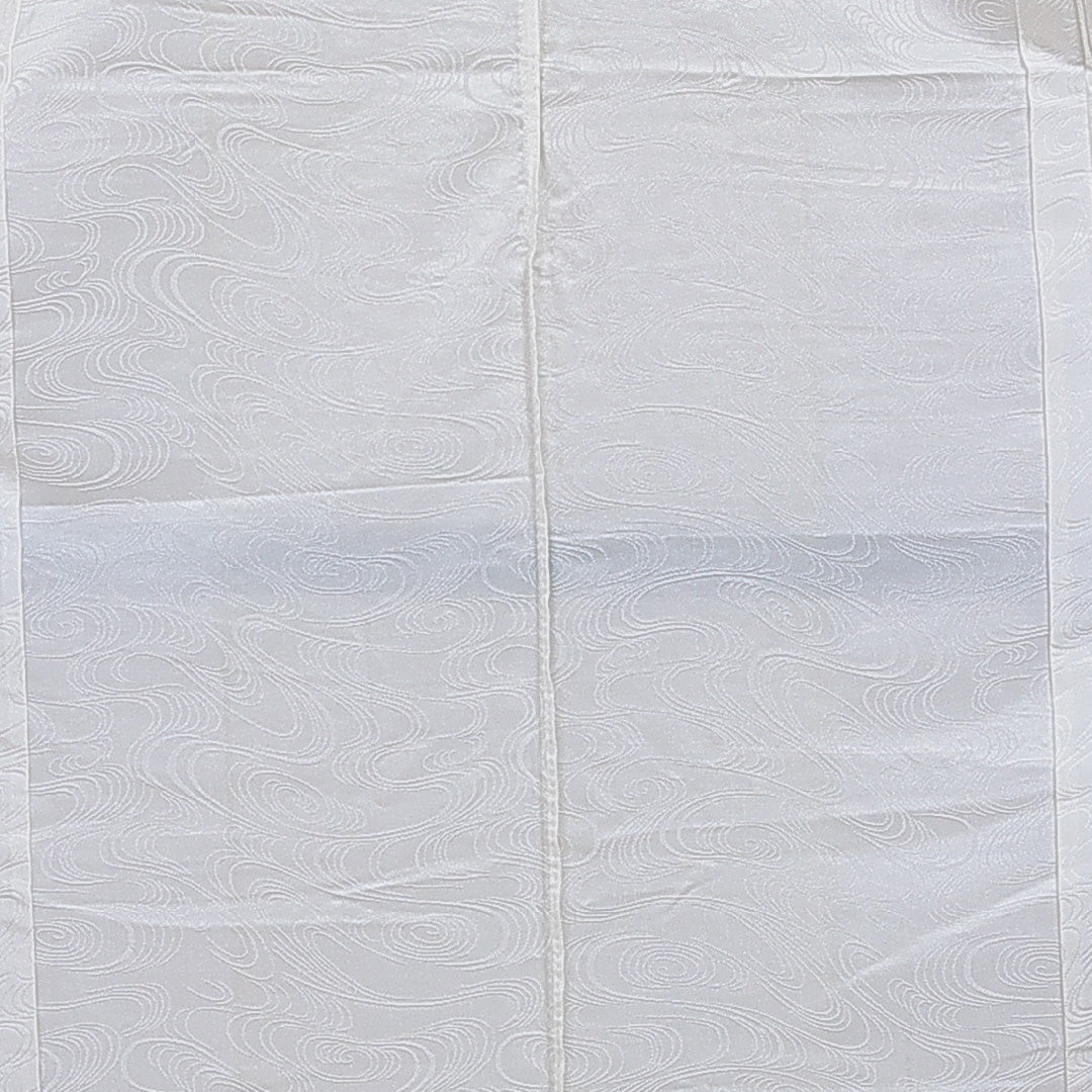 長襦袢 無双袖 身丈127cm 裄丈66cm 正絹 Sランク Mサイズ 流水 白系 RP 1239-16607