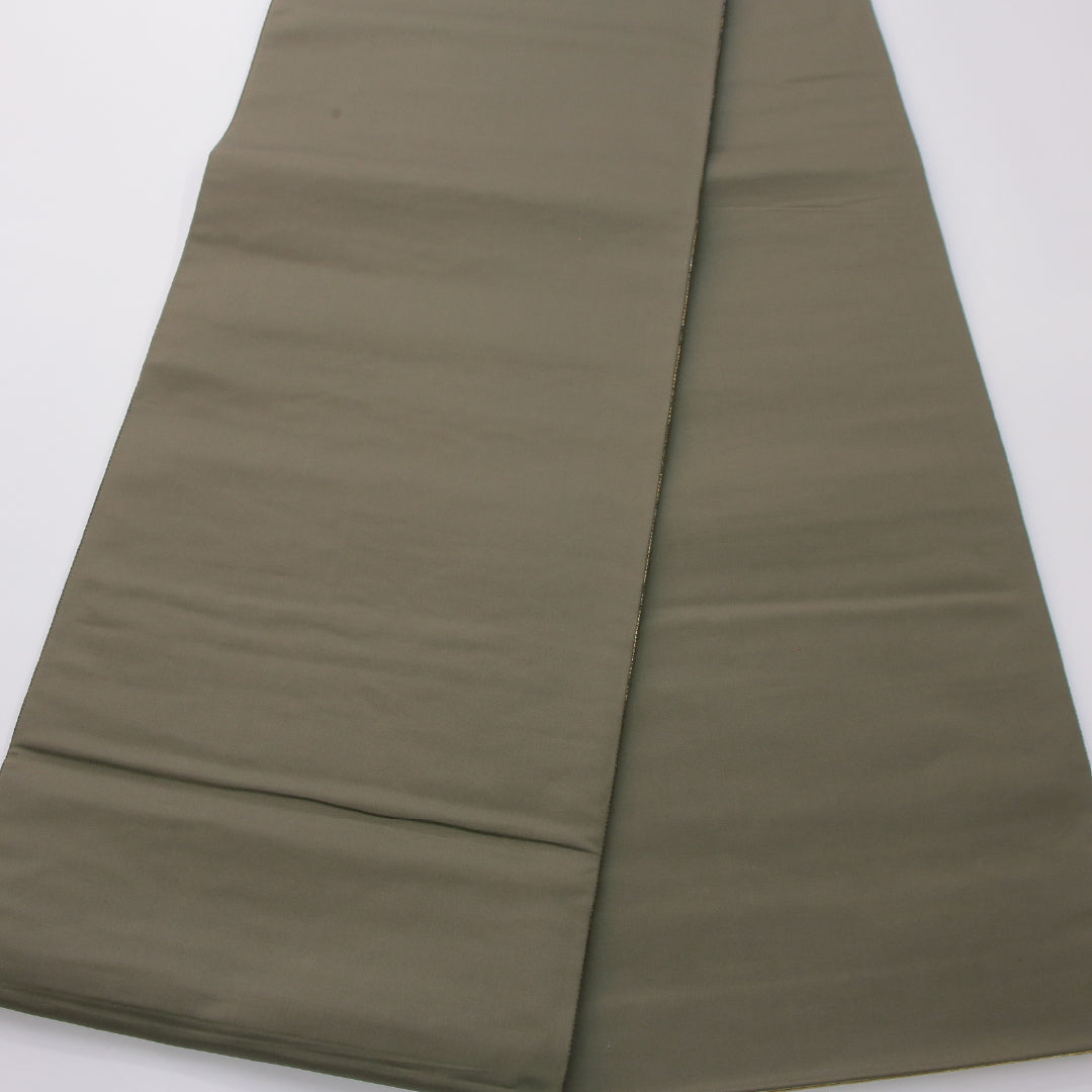 袋帯 帯丈438cm フォーマル 六通 Sランク 正絹 花喰鳥 鏡裏文 緑系 1223-02326