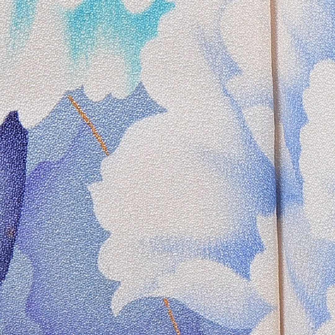 振袖 袷 身丈166cm 裄丈65cm フォーマル Cランク XLサイズ 正絹 広衿 牡丹 1213-F0729