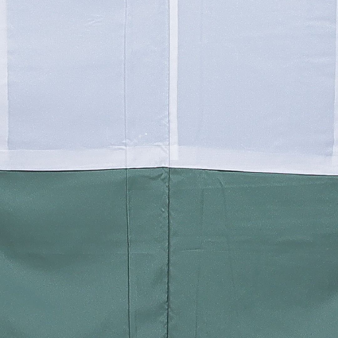 洗える着物 小紋 袷 身丈167cm 裄丈64cm ポリエステル Sランク インフォーマル 広衿 XLサイズ 創作柄 緑系 RP 1221-16258