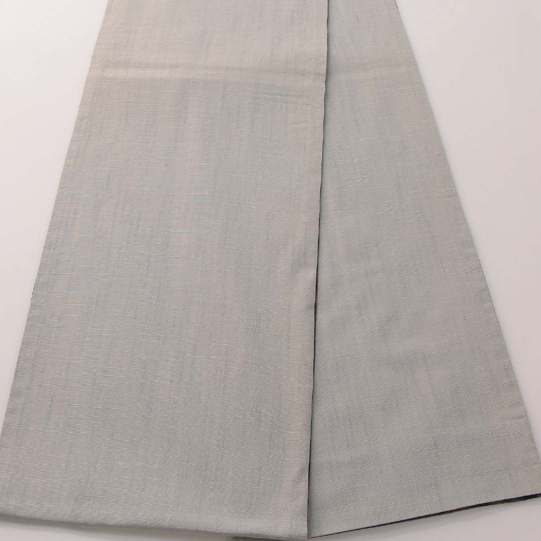 袋帯 帯丈440cm セミフォーマル 全通 帯芯なし Aランク 正絹 創作柄 ガード加工 紺系 多色系 1223-01905