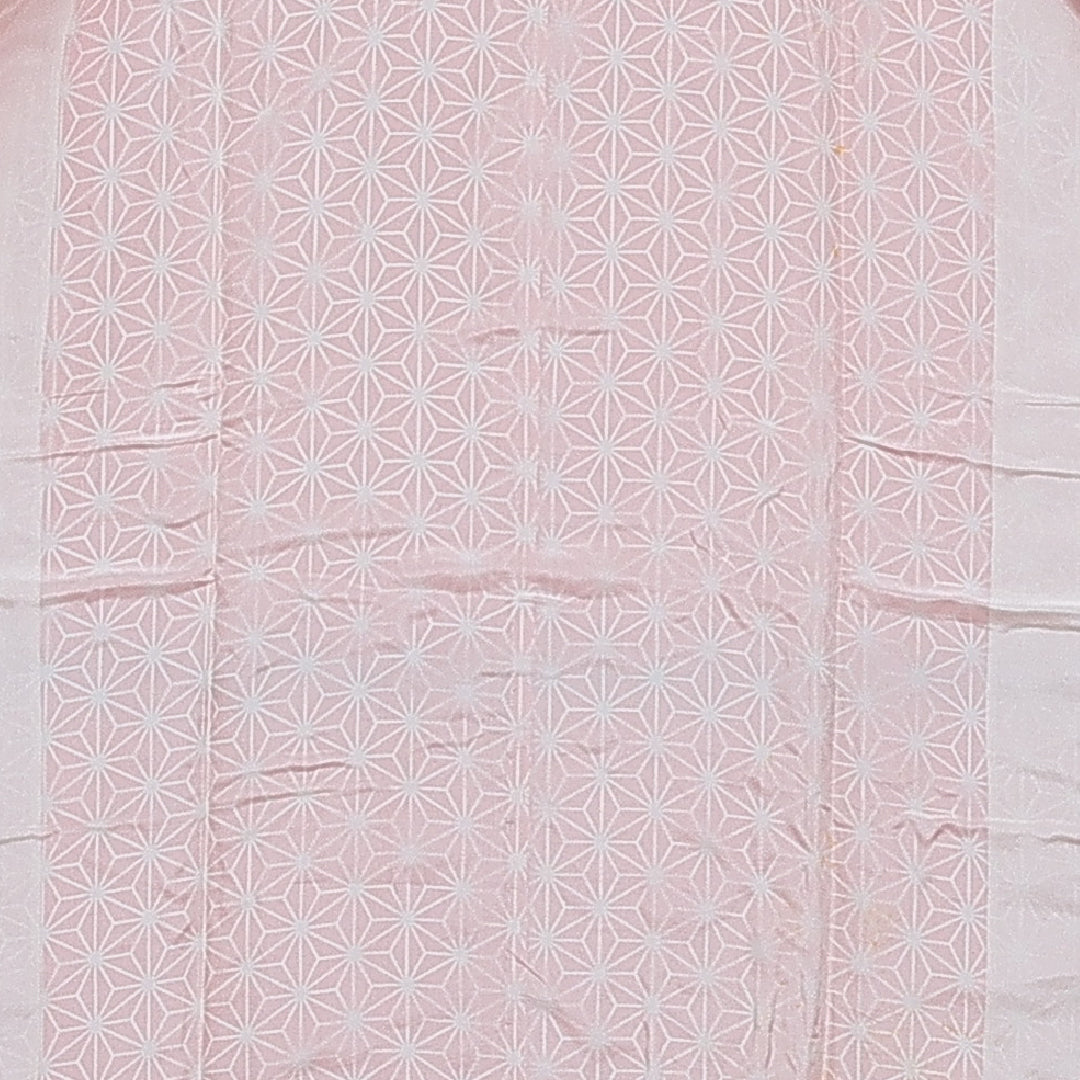 長襦袢 無双袖 身丈131cm 裄丈66cm 正絹 Sランク Lサイズ 麻の葉 赤系 RP 1239-16493