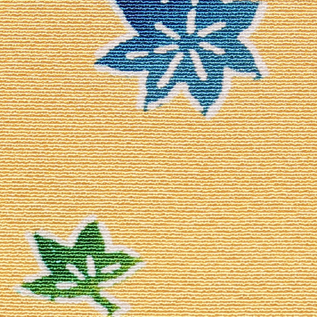 振袖 袷 身丈160cm 裄丈64cm セミフォーマル Cランク Lサイズ ポリエステル 洗える着物 広衿 菊 紅葉 1213-F0727