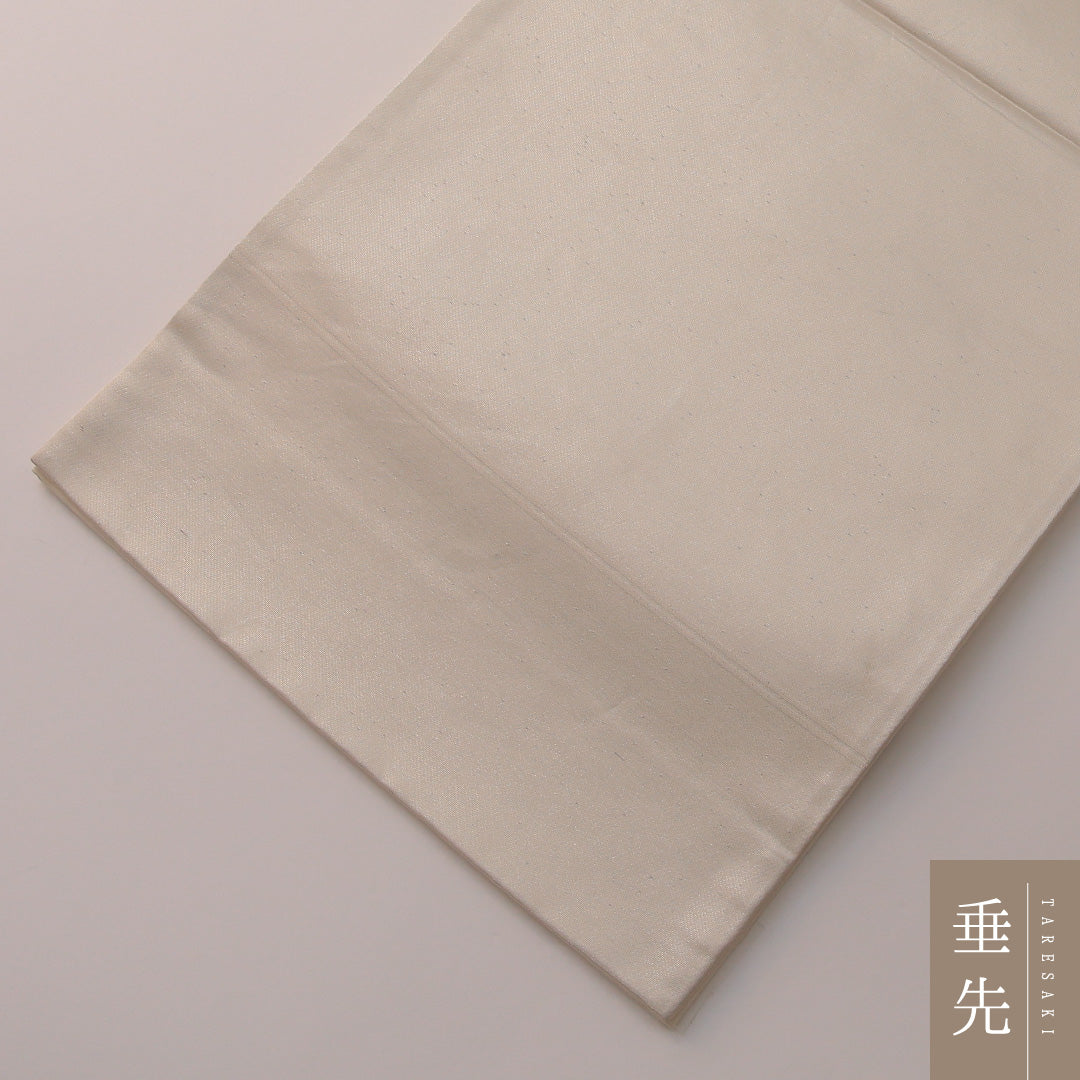 袋帯 帯丈432cm セミフォーマル ポイント柄 Aランク 正絹 染め帯 牡丹 クリーム系 赤系 1223-01903