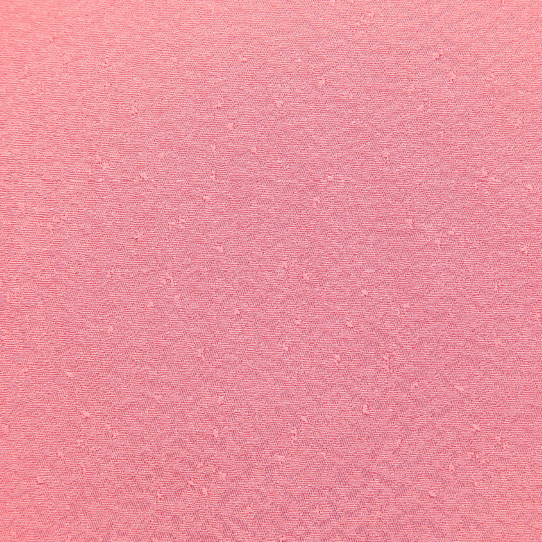 色無地 袷 身丈154cm 裄丈64cm 正絹 Sランク Sサイズ 広衿 一つ紋（抱き茗荷） セミフォーマル 無地 ピンク系 1214-16890