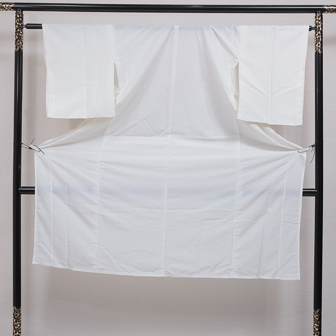 洗える着物 長襦袢 無双袖 身丈130cm 裄丈62cm ポリエステル Sランク Lサイズ 白系 RP 1239-16550