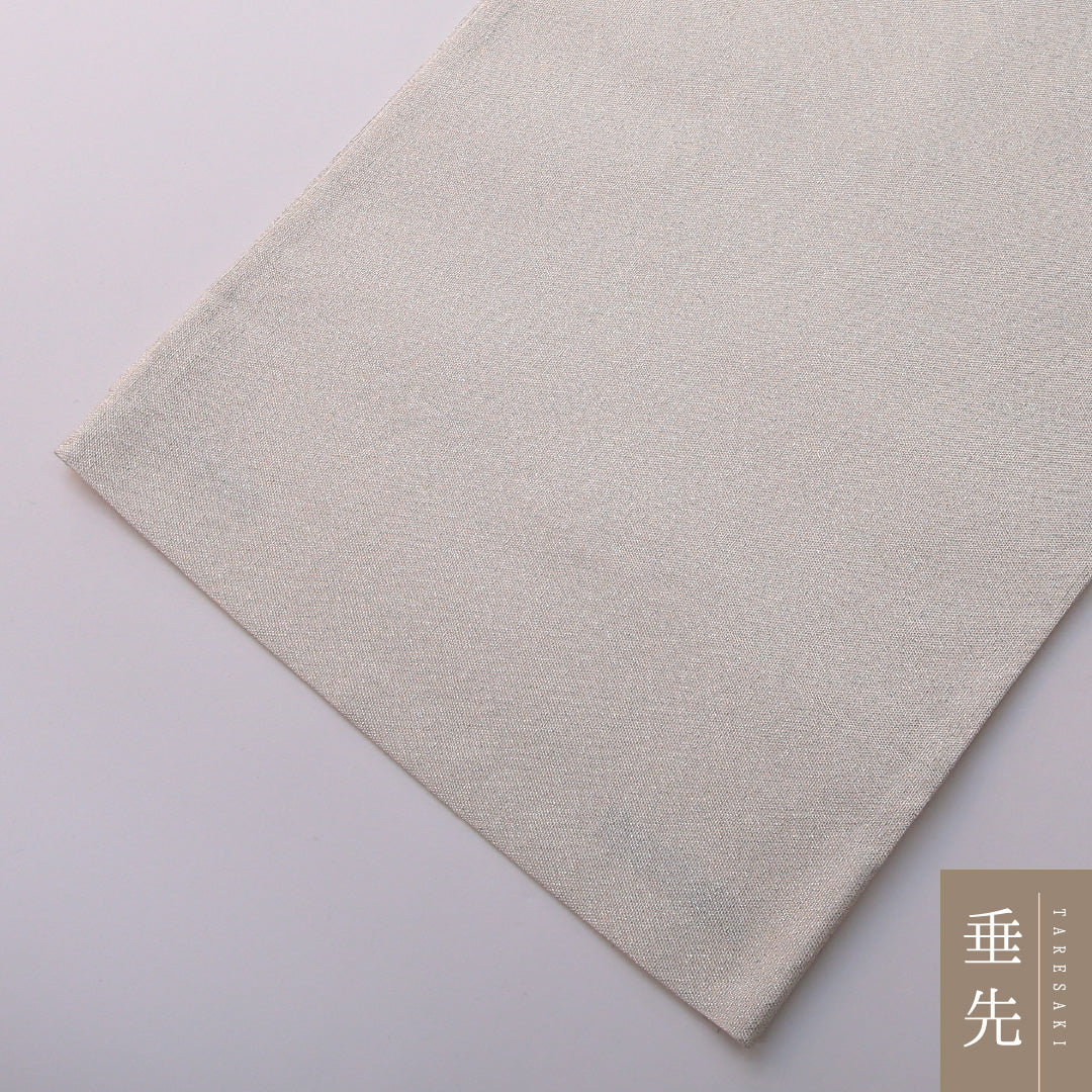 袋帯 帯丈428cm フォーマル ポイント柄 Aランク 正絹 鶴 雲 銀系 1223-01976