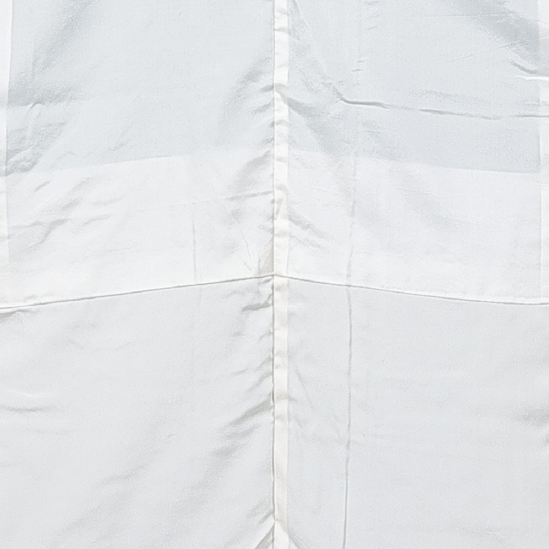 付下げ 袷 身丈153cm 裄丈60cm 正絹 Sランク Sサイズ 広衿 インフォーマル 扇 梅 蘇州刺繍 汕頭刺繡 緑系 1261-15675