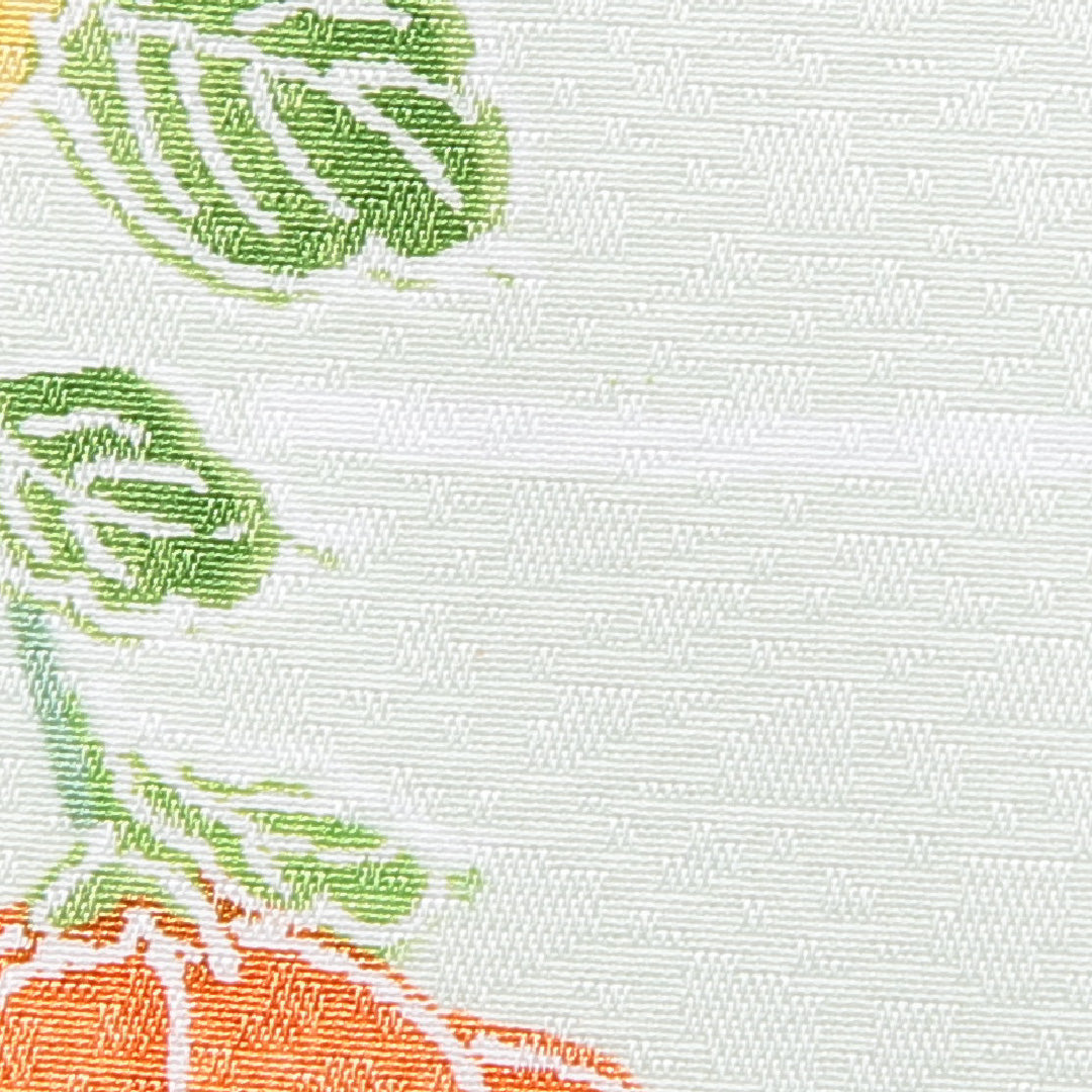 洗える着物 小紋 袷 身丈150cm 裄丈63cm ポリエステル Cランク インフォーマル 広衿 Sサイズ 牡丹 緑系 LP 1221-16013