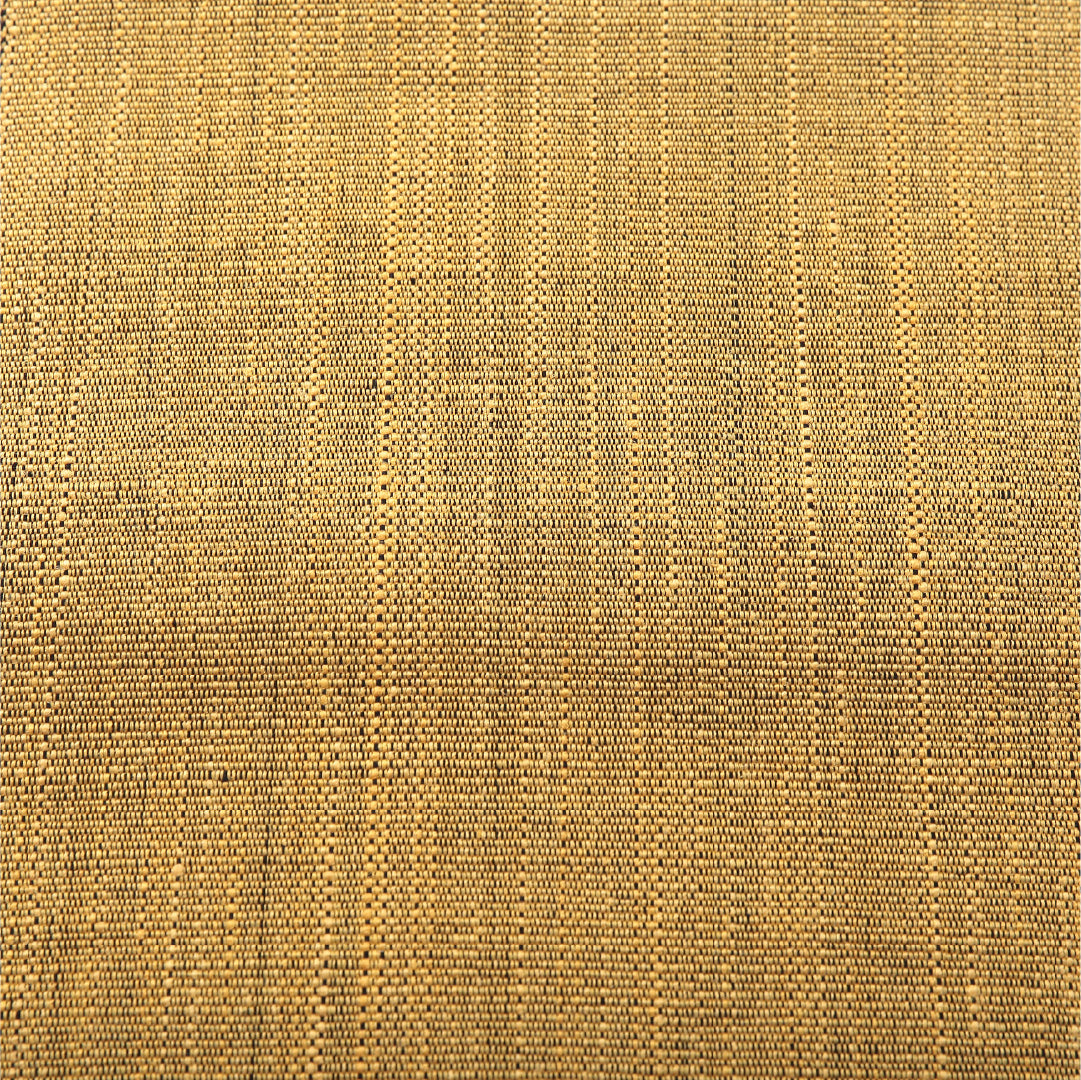 八寸名古屋帯（紬） 帯丈480cm カジュアル 開き仕立て 全通 Sランク 正絹 無地 黄系 1224-03735