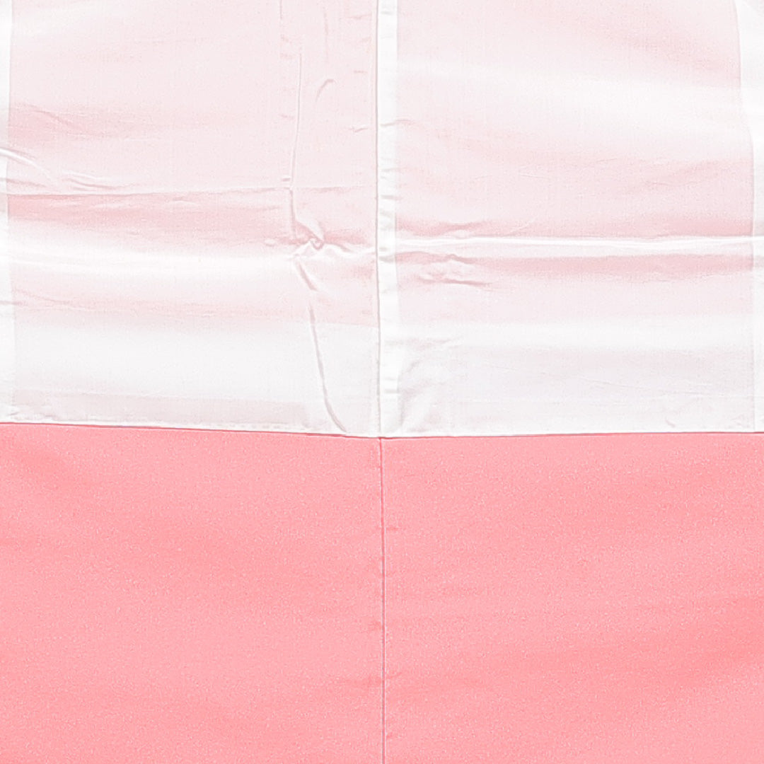 色無地 袷 身丈160cm 裄丈63cm 正絹 Sランク Lサイズ バチ衿 インフォーマル 紋意匠 雲取り ピンク系 1214-16215