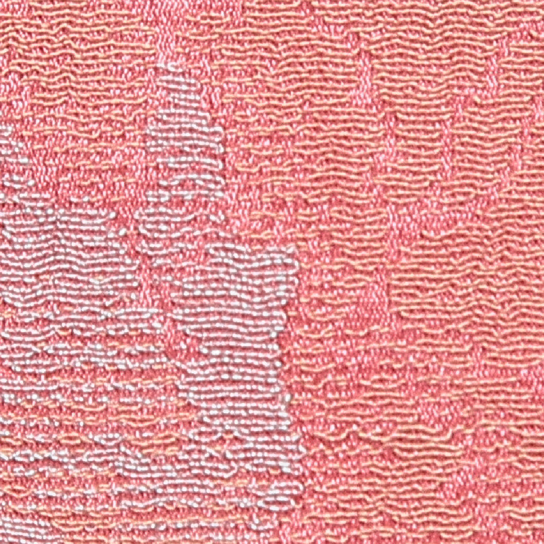 アンティーク 羽織 袷 身丈93cm 裄丈62cm 正絹 Aランク Sサイズ 一つ紋（五三桐） 鼓 牡丹 ピンク系 1217-16198