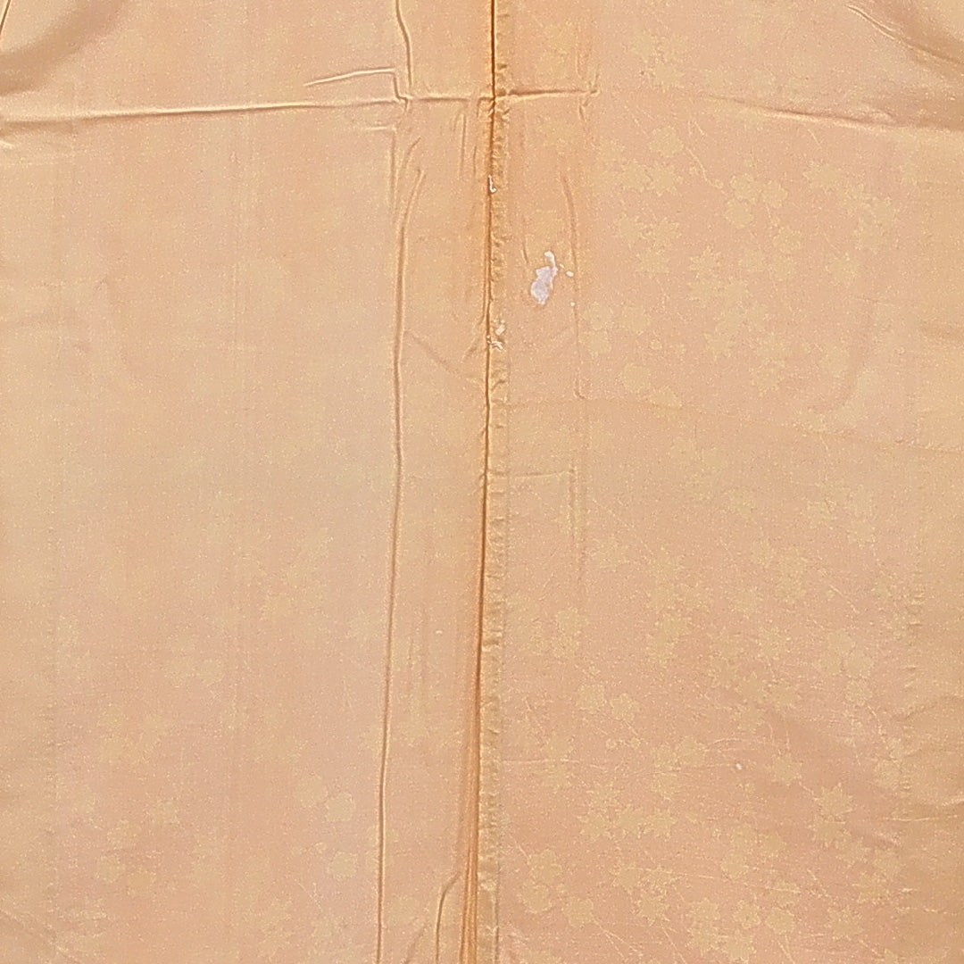 アンティーク 長襦袢 無双袖 身丈132cm 裄丈65cm 正絹 Cランク XLサイズ 梅 紅葉 赤系 M4 1239-16532