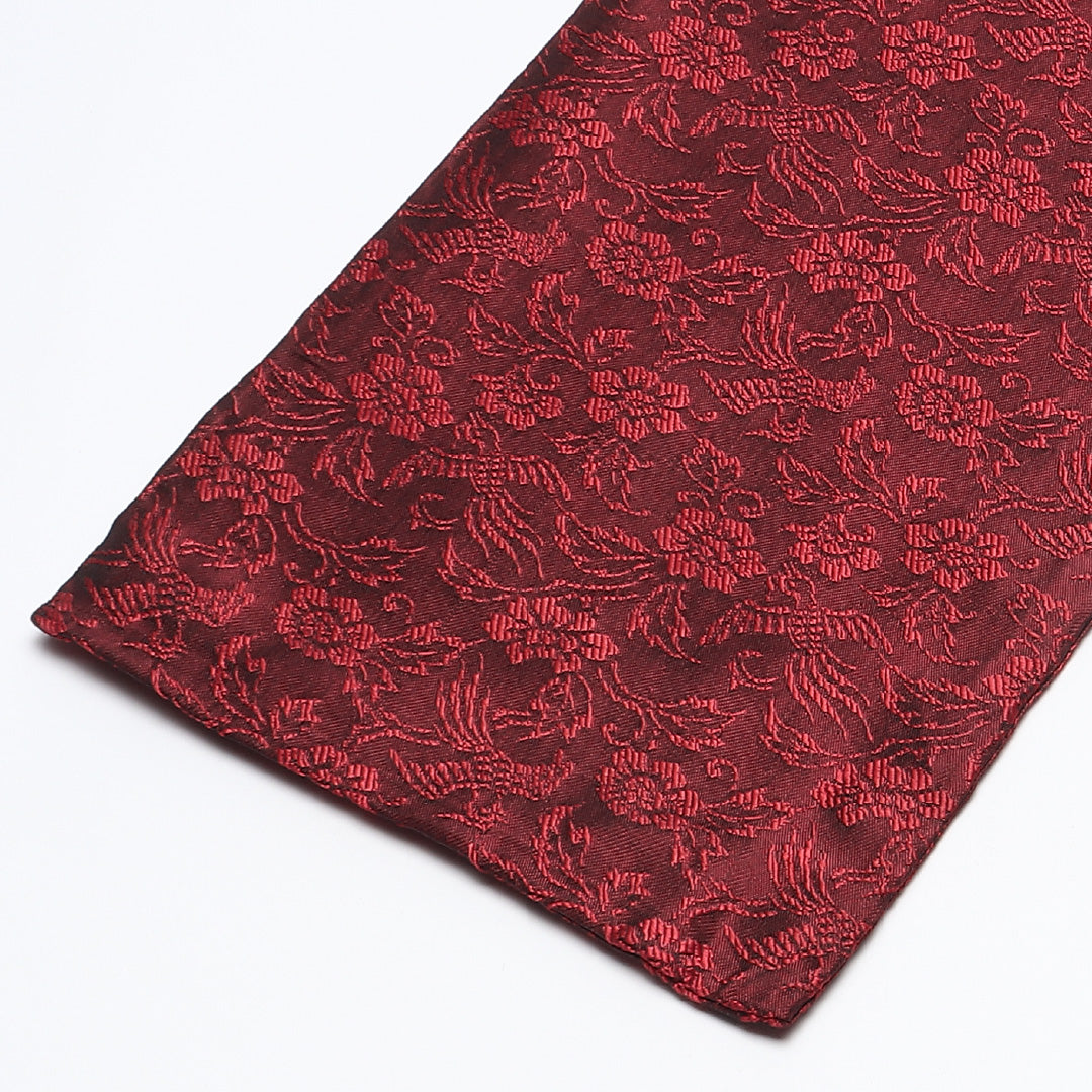 アンティーク 半幅帯 帯丈320cm 小袋帯 全通 帯芯なし Aランク 正絹 花喰鳥 牡丹 赤系 1225-00627