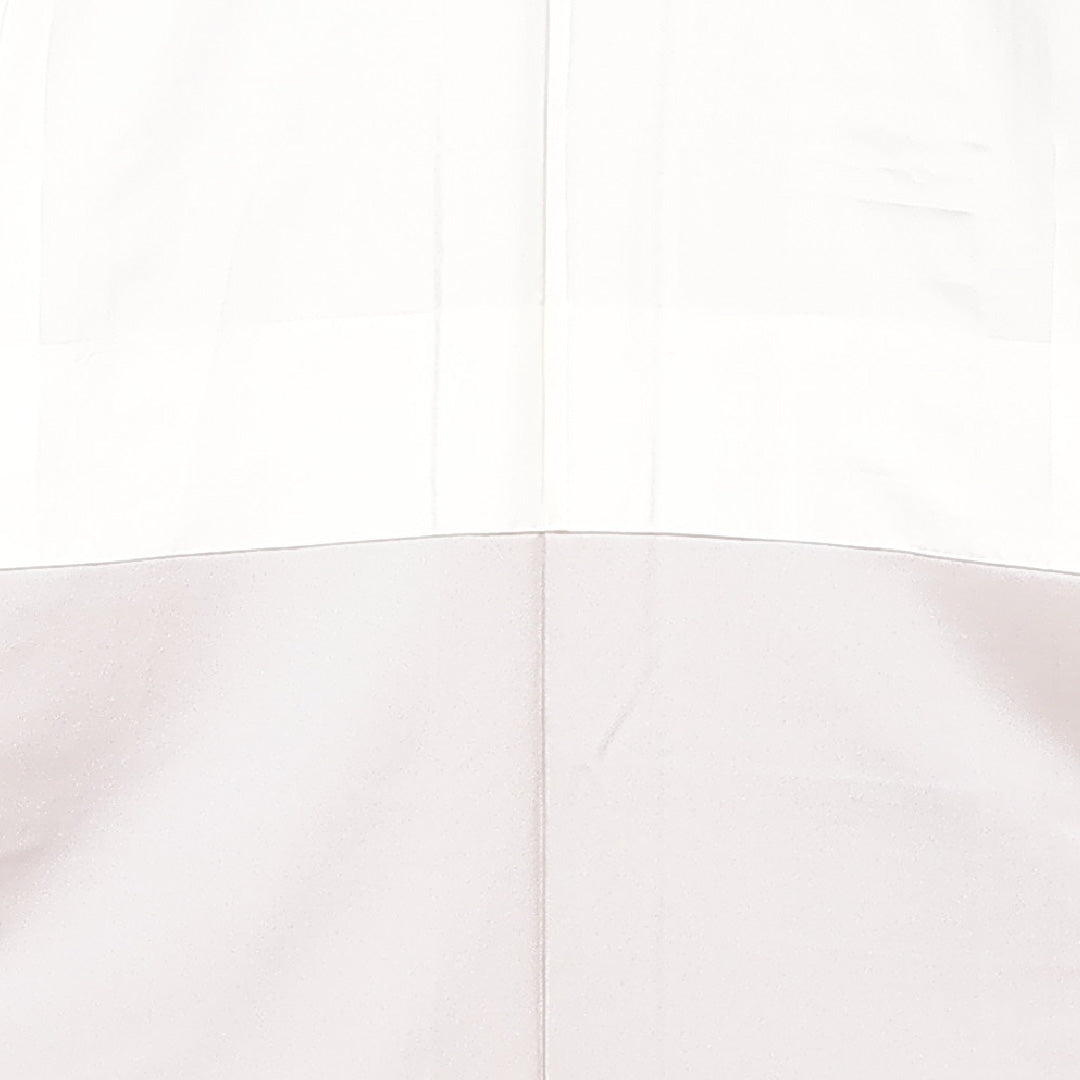 訪問着 袷 身丈150cm 裄丈62cm 正絹 Sランク Sサイズ 広衿 一つ紋（丸に九曜） セミフォーマル 小槌 吉祥文様 金駒刺繍 グレー系 1212-16878