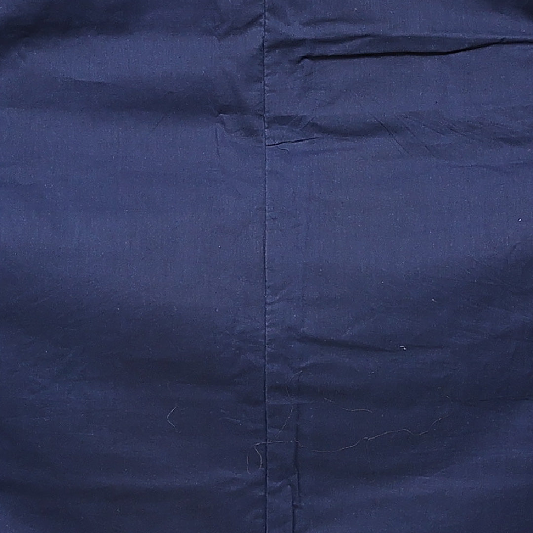 男着物 袷 身丈142cm 裄丈62cm 正絹 Sランク カジュアル 棒衿 Mサイズ 縞 茶系 M4 1224-15766