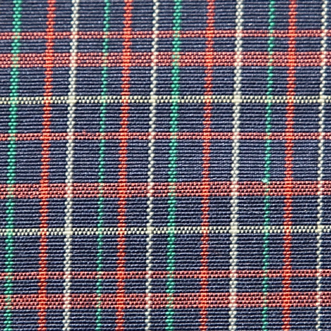 紬（大島紬） 袷 身丈157cm 裄丈62cm 正絹 Cランク Mサイズ 広衿 インフォーマル 格子 多色系 1216-15669