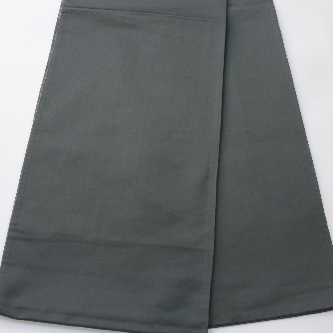 袋帯 帯丈420cm セミフォーマル 六通 帯芯なし Aランク 正絹 唐菊 緑系 1223-02248