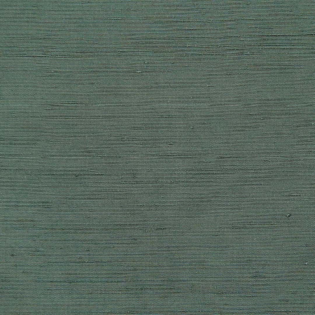 色無地（紬） 袷 身丈159cm 裄丈65cm 正絹 Cランク Mサイズ 広衿 インフォーマル 無地 緑系 1214-15609