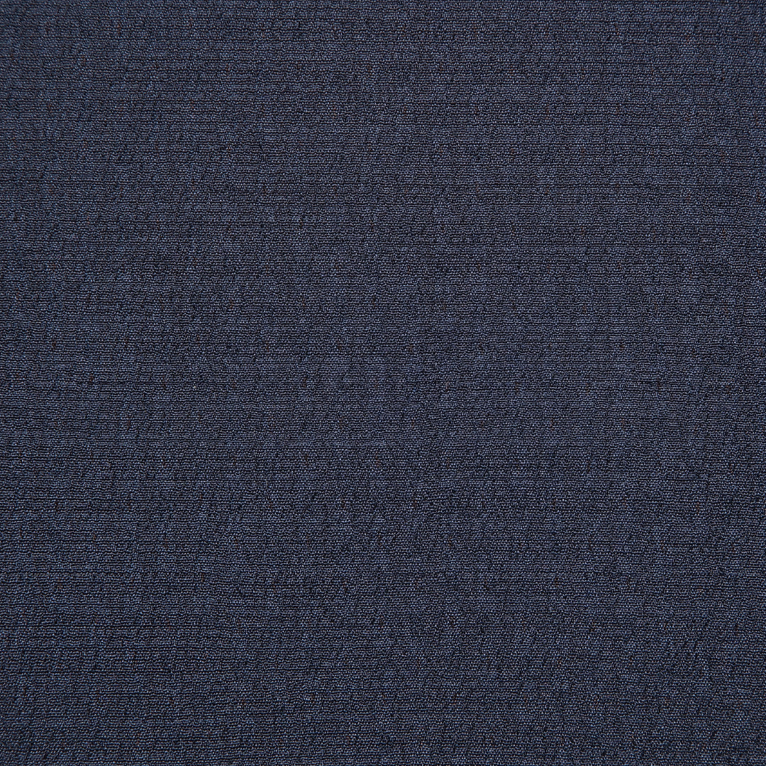 色無地（お召） 単衣 身丈151cm 裄丈64cm 正絹 Cランク Sサイズ 広衿 インフォーマル 無地 紺系 1214-16913