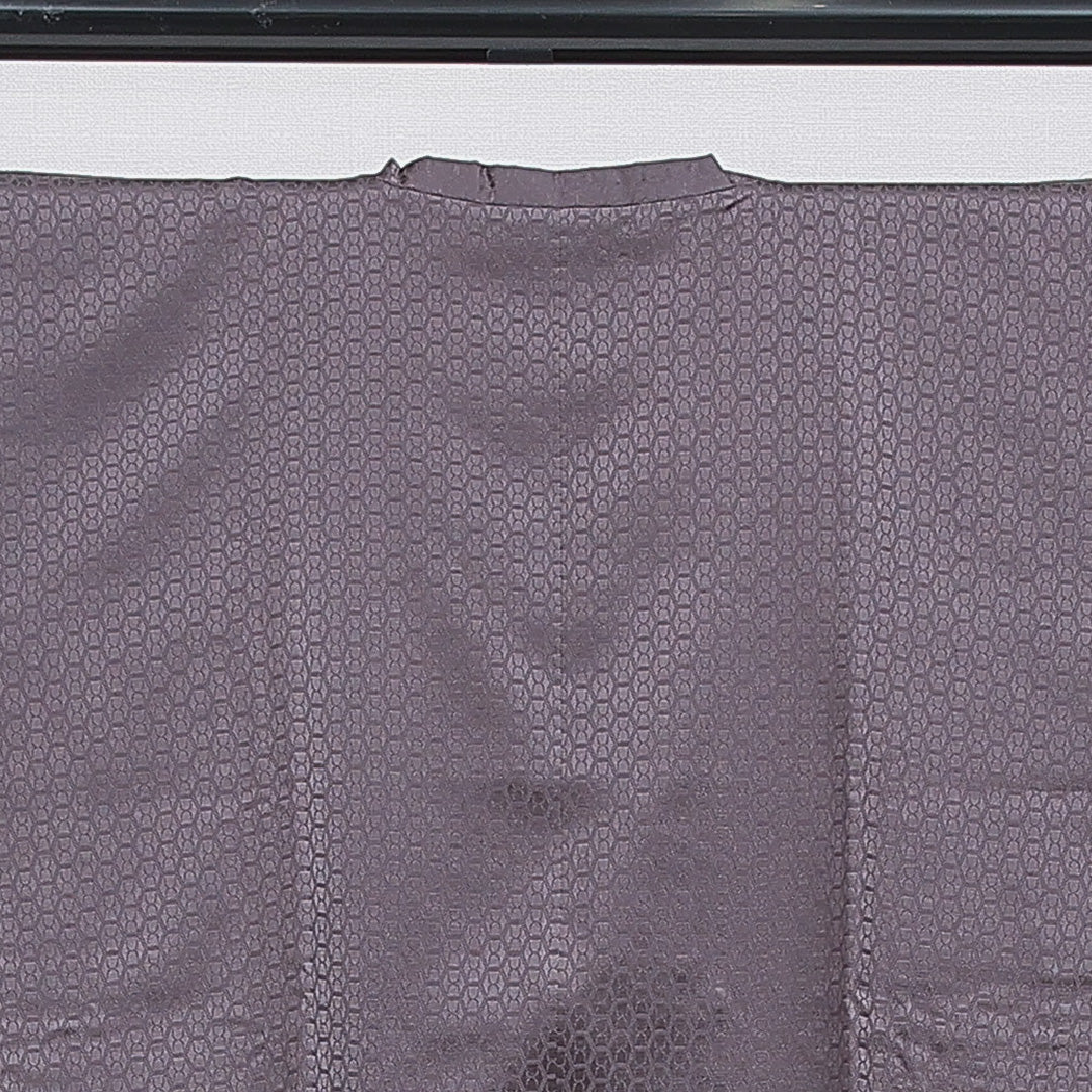 道行コート 洗える着物 単衣 身丈120cm 裄丈63cm ポリエステル Sランク Sサイズ フォーマル ポケットあり 亀甲 グレー系 1263-16863