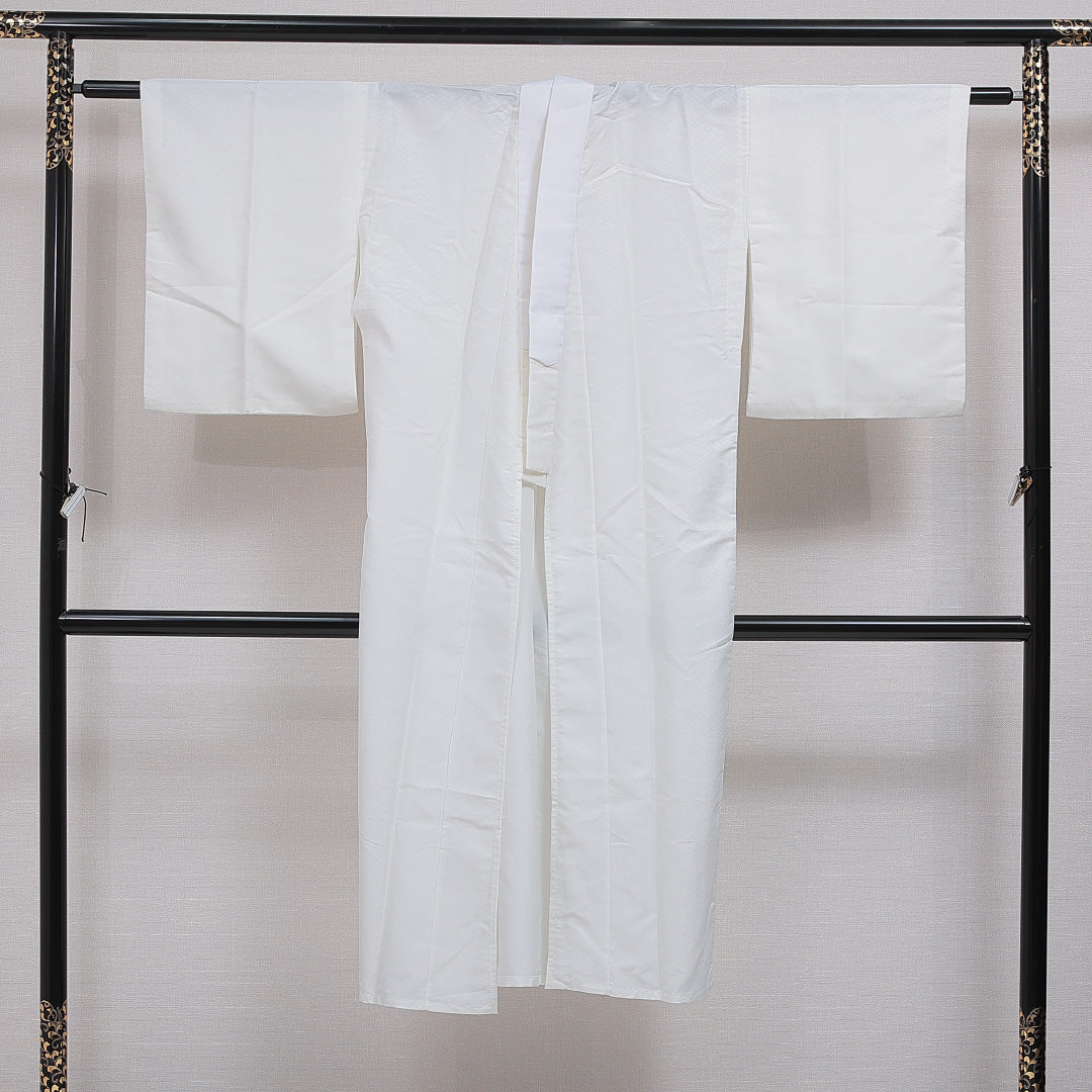 洗える着物 長襦袢 無双袖 身丈130cm 裄丈62cm ポリエステル Sランク Lサイズ 白系 RP 1239-16550