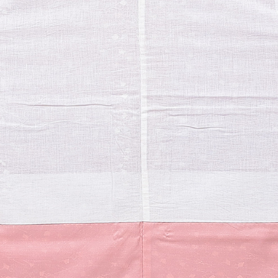 小紋 洗える着物 袷 身丈161cm 裄丈61cm ポリエステル Cランク Lサイズ 広衿 インフォーマル 抽象柄 ピンク系 1215-15804