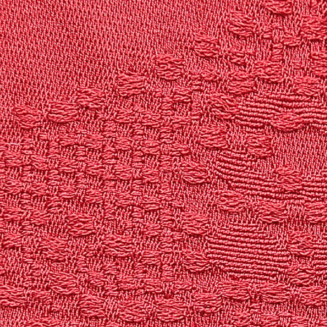 道行コート 袷 身丈84cm 裄丈66cm 正絹 Sランク Mサイズ フォーマル ポケットあり 無地 赤系 1263-15134