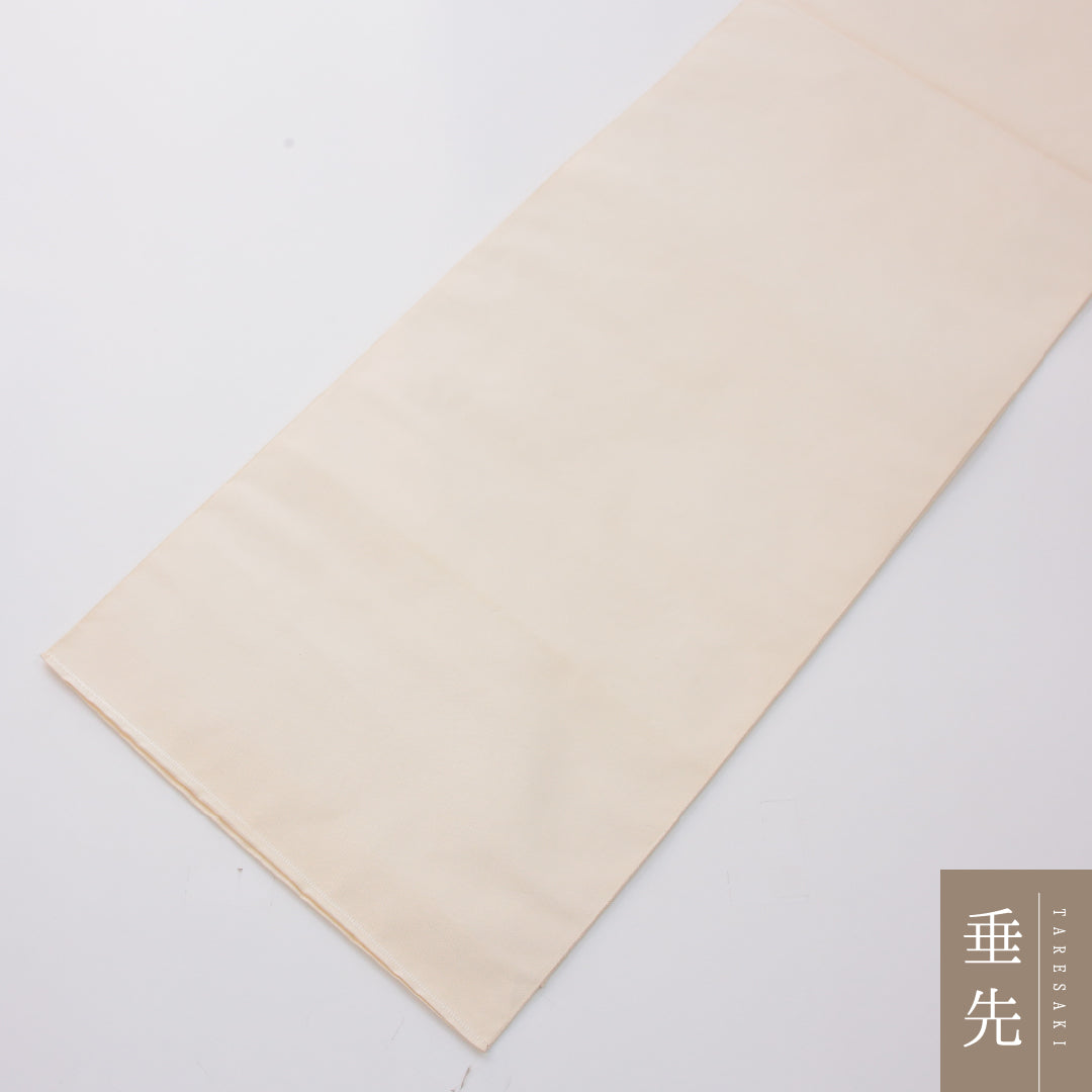袋帯 帯丈416cm 正絹 ポイント柄 セミフォーマル 龍田川 クリーム系 1243-02317