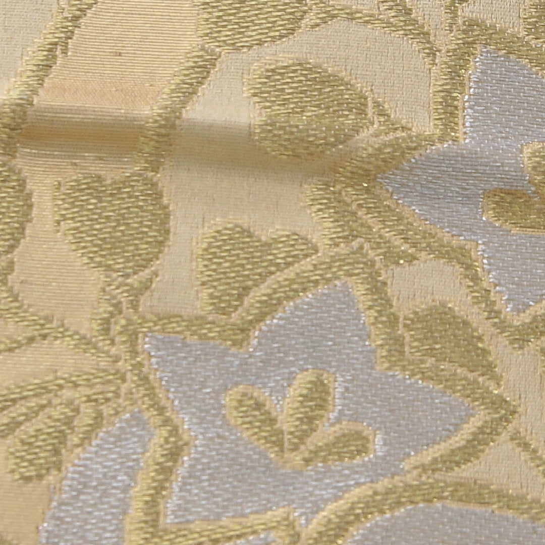 アンティーク 袋帯 帯丈402cm 六通 Aランク 正絹 立涌 桐 金系 1223-02285